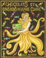 Food Labels Chocolat Framed Print