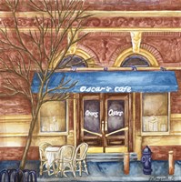 Oscars Cafe Fine Art Print