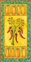 Peppers with Multi Red Fine Art Print