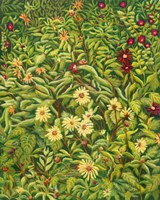 Tapestry Asters Fine Art Print