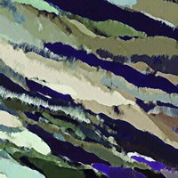 Surface Odyssey Blue Fine Art Print