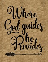 Where God Guides Fine Art Print