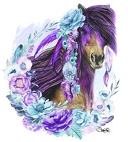 Purple Warrior Fine Art Print