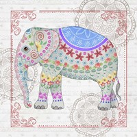 Deco Elephant Fine Art Print