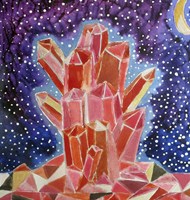 Ruby Aura Quartz Fine Art Print