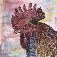Rooster Color Fine Art Print