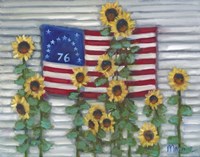Aunt Cil's Flag Fine Art Print