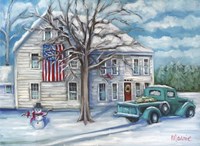 Christmas Delivery Mystic Fine Art Print