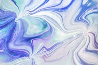 Fluid Acrylic Blue Turquoise Fine Art Print