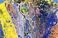 Fluid Acrylic Colorful Night Dreams 1 Fine Art Print