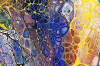 Fluid Acrylic Colorful Night Dreams 2 Fine Art Print