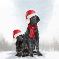 Christmas Dogs Fine Art Print