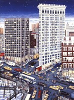 Winter Flatiron Fine Art Print