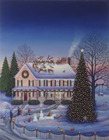 Santas Coming A Fine Art Print