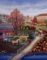 Autumn Farm Fine Art Print