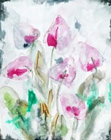 Gold leaf Cyclamen 1 Fine Art Print