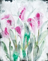 Gold leaf Cyclamen 2 Fine Art Print