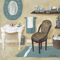 Cheetah Pattern Bath II Fine Art Print