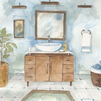 Contemporary Bathroom II Fine Art Print
