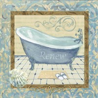Turquoise Tub II Fine Art Print