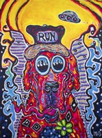 Run Dog Fine Art Print