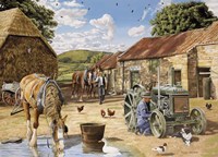 Back From The Fields Fine Art Print