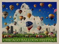 Chicago Baloon Fest Fine Art Print