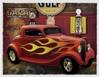 Route 66 Garage Fine Art Print