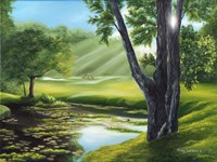 Morning Dew on the Green Fine Art Print