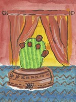 Pin Cushion Cactus in Bloom Fine Art Print