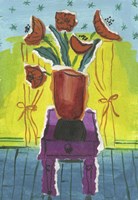 Poppies Yellow Room Fine Art Print