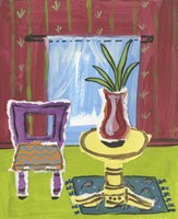 Sunroom with Vase Fine Art Print