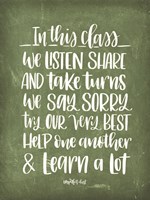 In This Class Fine Art Print