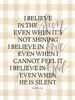 I Believe Fine Art Print