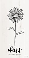 Daisy - the Flower of True Love Fine Art Print