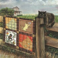 Quilt Cat Fine Art Print