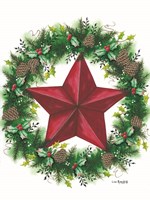 Christmas Wreath Fine Art Print