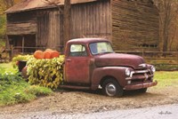 Fall Pumpkin Truck Fine Art Print