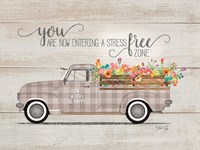Be Happy Vintage Truck Fine Art Print