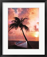 Palm Tree Sunset Fine Art Print