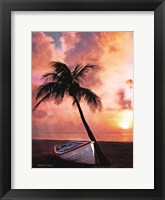 Palm Tree Sunset Fine Art Print