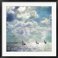 Sailing White Waters Fine Art Print