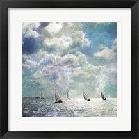 Sailing White Waters Fine Art Print