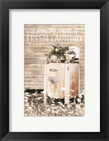 I Love the Smell of Fresh Laundry Fine Art Print