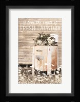I Love the Smell of Fresh Laundry Fine Art Print