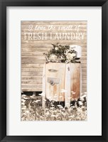 I Love the Smell of Fresh Laundry Fine Art Print