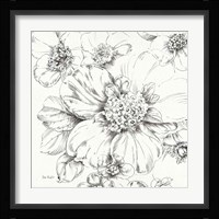 Summer Bloom III BW Fine Art Print
