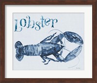 Beach House Kitchen Blue Lobster Fine Art Print