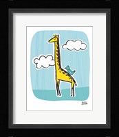 Wild About You Giraffe Framed Print