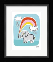 Wild About You Elephant Framed Print